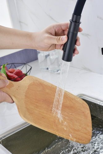 Смеситель для кухни Paulmark HALT Ha214021-AN на раковину антрацит - фото 4